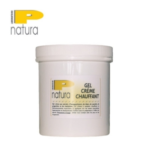 Gel Crème Chaud – Chauffant & Décontracturant | P-Natura -  Pot 500 ml