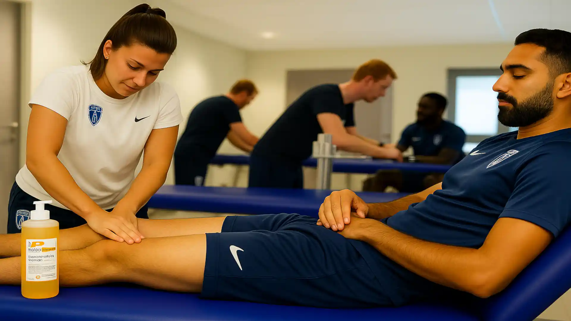 Bannière présentant les huiles de massage professionnelles P-Natura